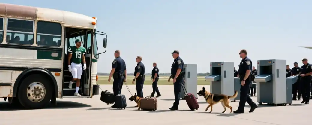 Усиленный контроль безопасности встретил узбекистанских футболистов в Нью-Йорке