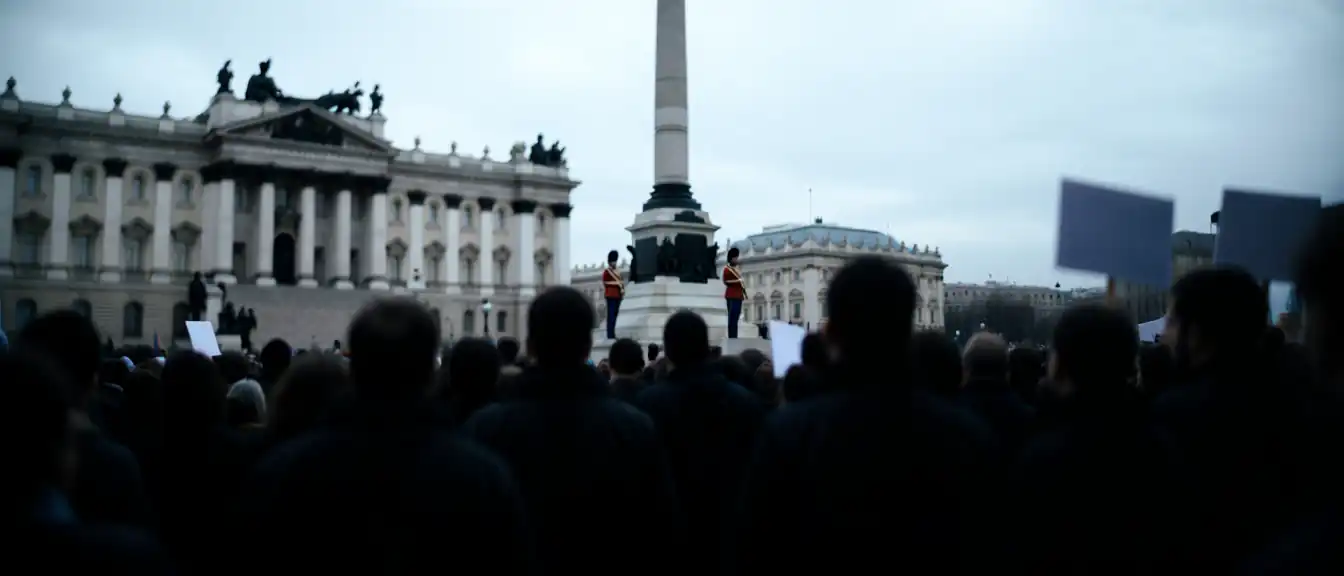 ЗАГОЛОВОТЕ: Протестный фон в Белграде: оппозиция вышла на улицы во время официального визита Зеленского