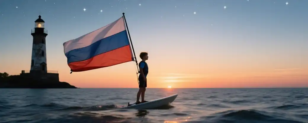 Юные парусники России снова под национальным флагом